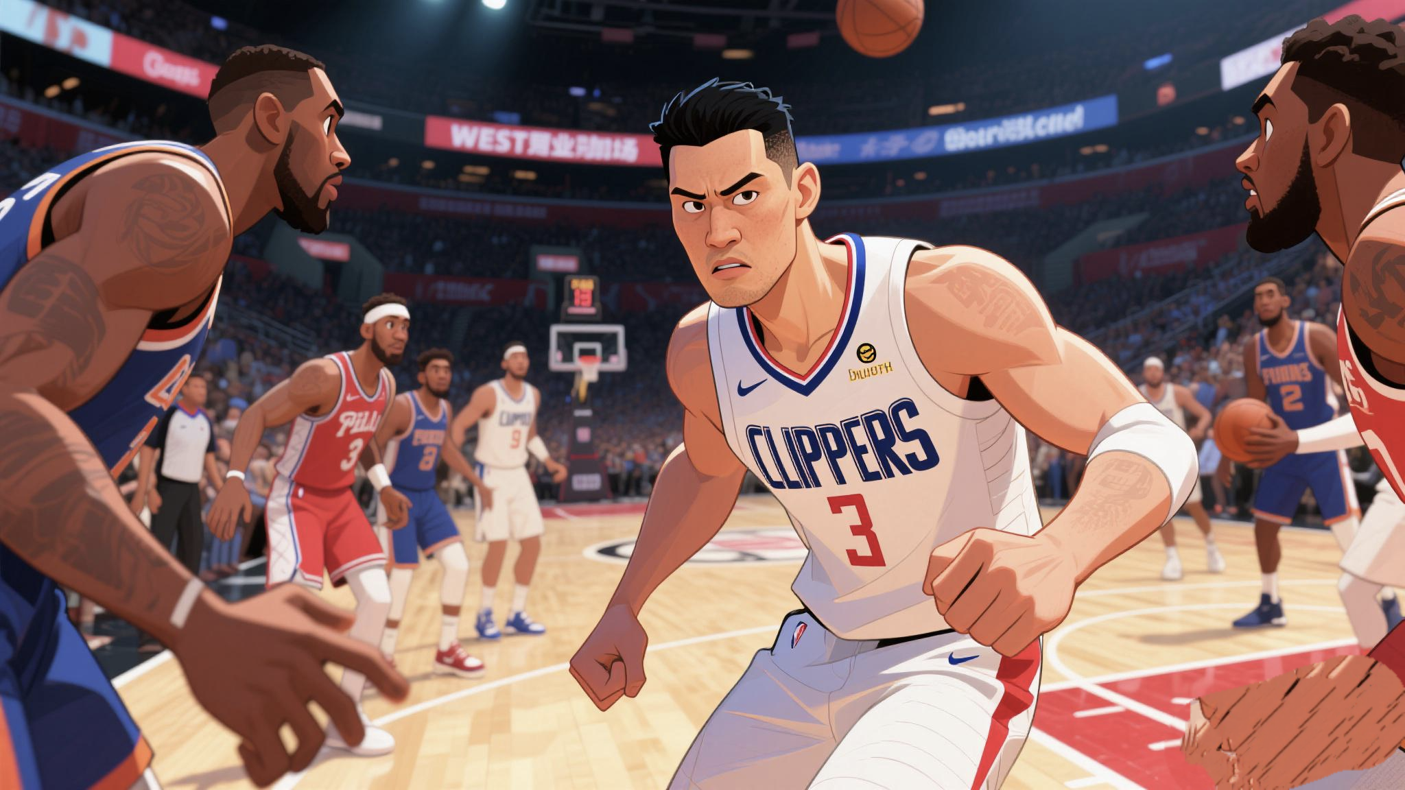 快船逆转公牛，西亚卡姆点燃赛场